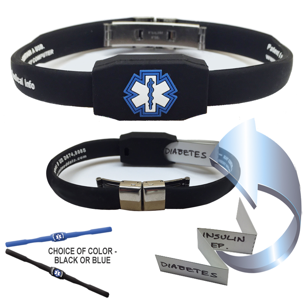 Customizable Medical Emergency Bracelet for Girls & Boys JFJEWER Personalized Medical ID Bracelet for Women & Men Adjustable Nylon Rope Braided Allergy Alert ID Bracelets